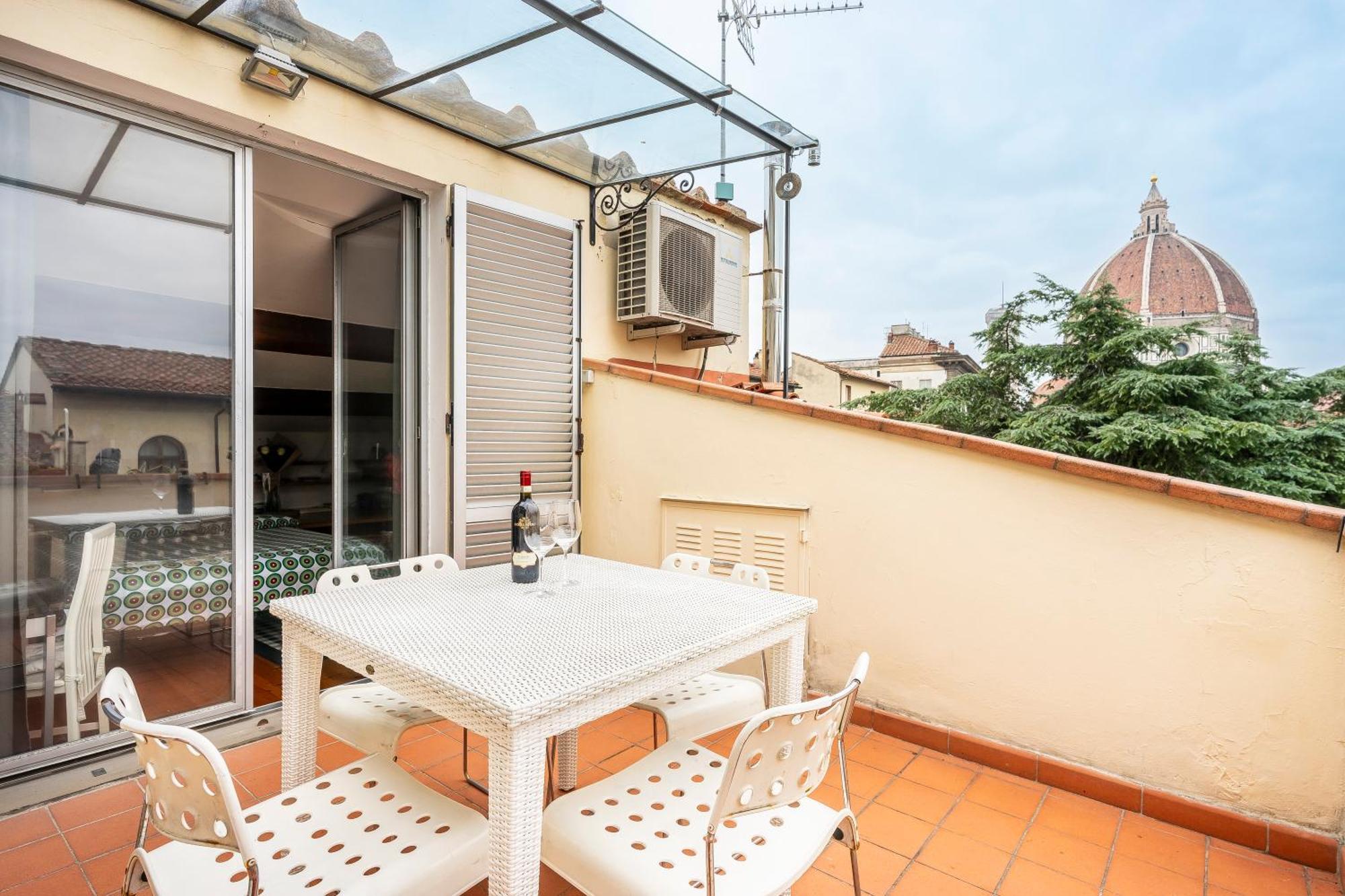 Apartamento Penthouse Le Terrazze Duomo View Florencia Exterior foto